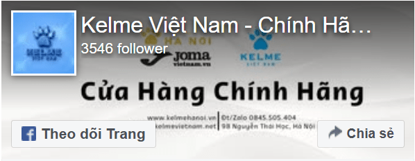 kelme việt nam chính hãng