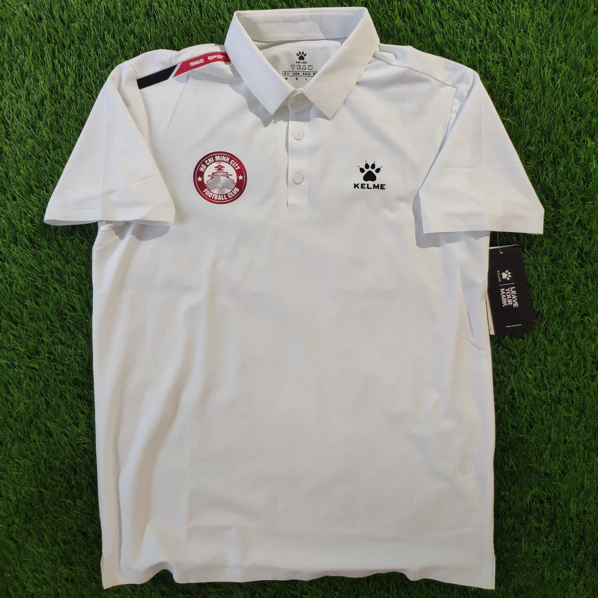 Áo polo di chuyển CLB Thành Phố Hồ Chí Minh - Ho Chi Minh City FC Vleague 2022 4 Áo polo di chuyển CLB thành phố hồ chí minh fc trắng 8