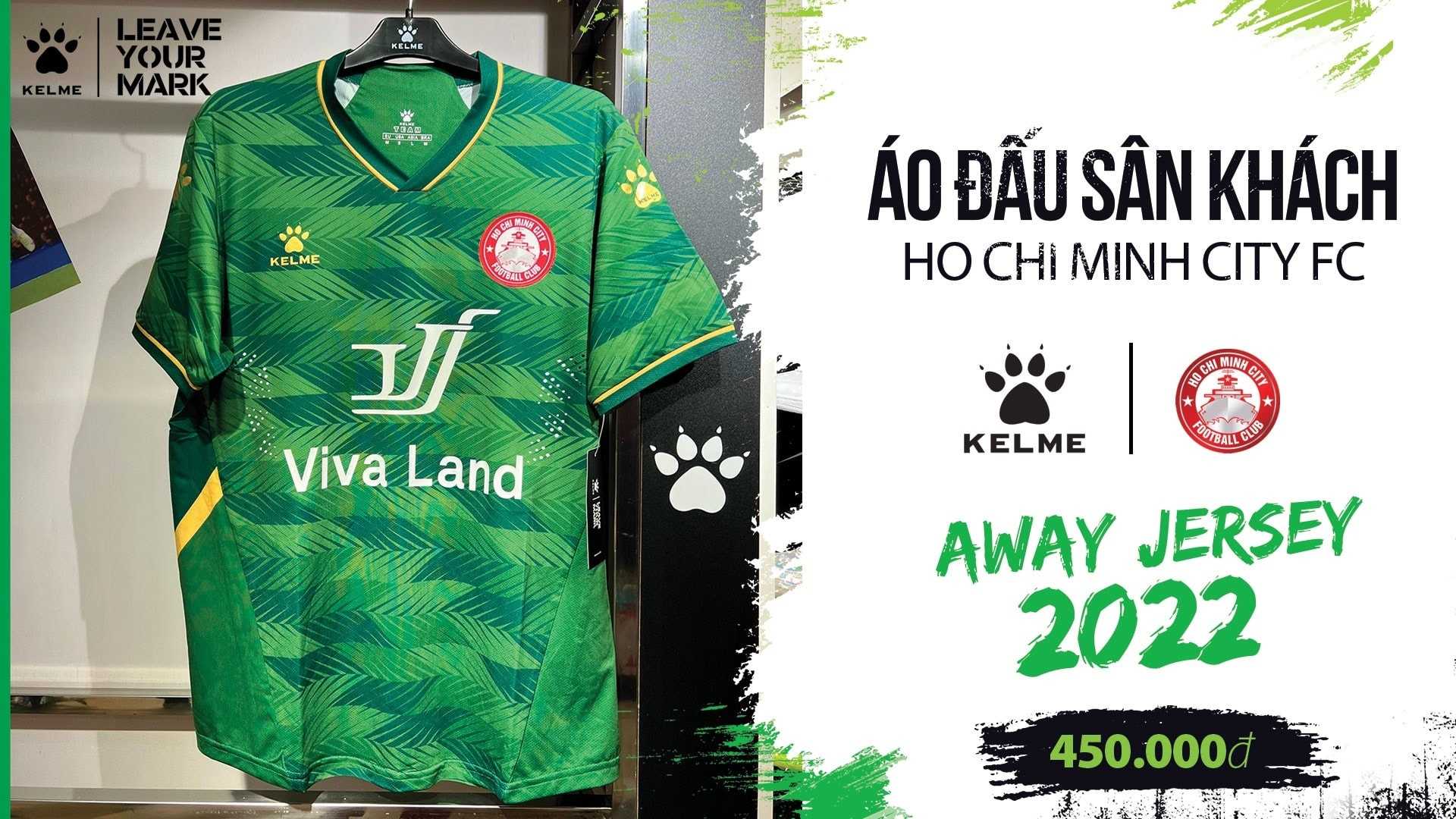 Áo thi đấu CLB Thành Phố Hồ Chí Minh 2022 Ho Chi Minh City FC Xanh Lá 4 Áo thi đấu clb thành phố hồ chí minh chính thức 2022 màu xanh lá 0