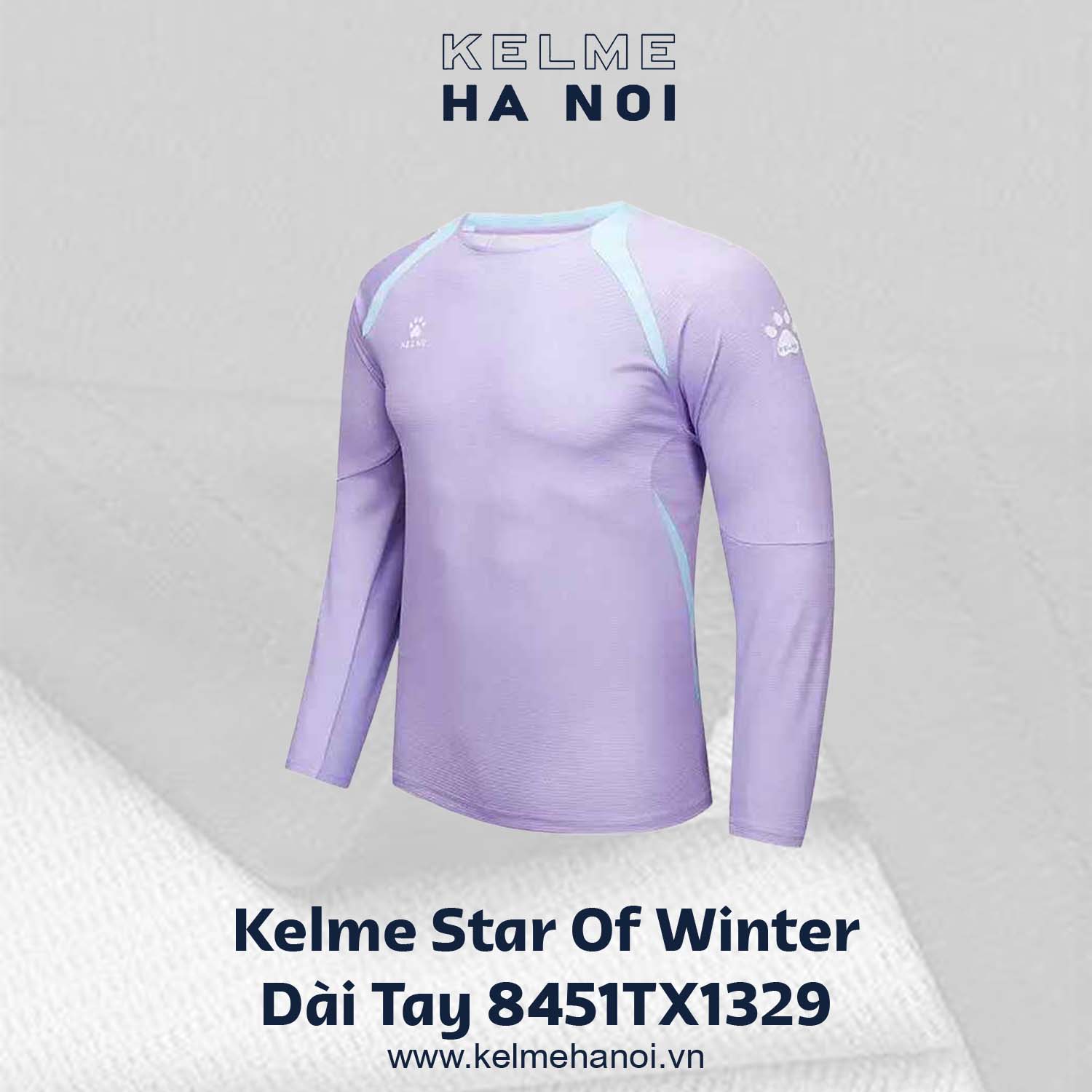 Áo Bóng Đá Kelme Star Of Winter Dài Tay 8451TX1329 tím