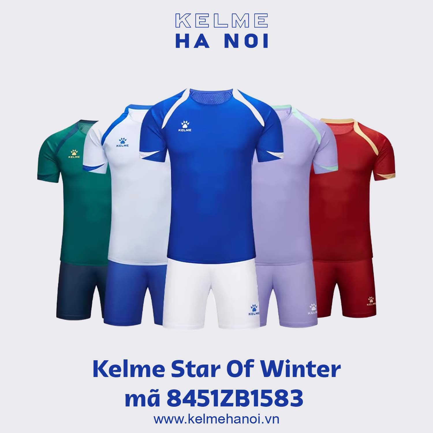Bộ Quần Áo Bóng Đá Kelme Star Of Winter – Mã 8451ZB1583 Chính Hãng