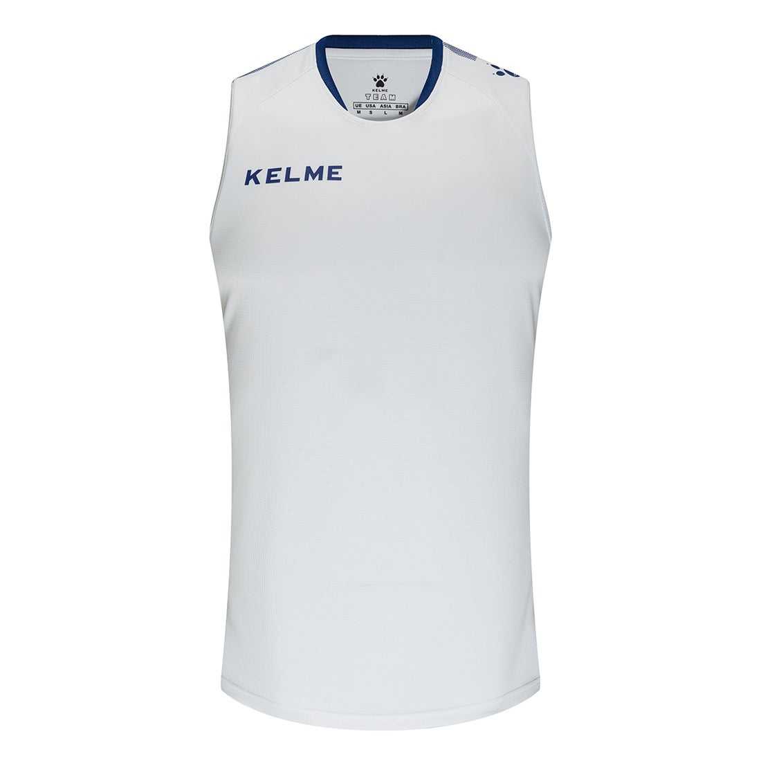 Áo Thể Thao Bóng Chuyền Không Tay Kelme Ytto Mã 3891061 nhiều màu trắng