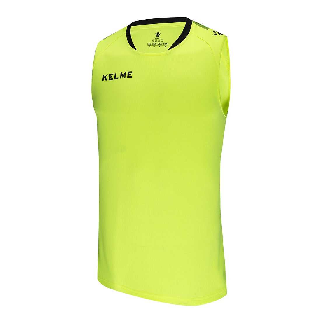 Áo Thể Thao Bóng Chuyền Không Tay Kelme Ytto Mã 3891061 nhiều màu xanh chuối