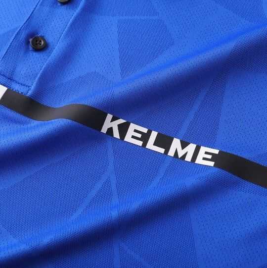 Ao polo Kelme Garen 8153PL1005 pickleball cau long bong chuyen bong ban mau xanh blue 2