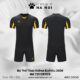 Bộ Thể Thao Kelme Ershiliu 2026 Mã 7351ZB1129 màu đen vàng